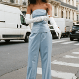 REIKO PANTS - BLUE GREY