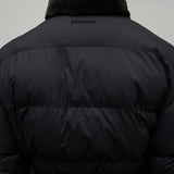 AMBRA LONG PUFFER COAT - BLACK