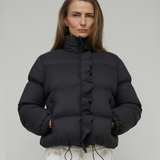 AMBRA SHORT PUFFER JACKET - BLACK