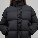 AMBRA SHORT PUFFER JACKET - BLACK