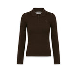 ARIA SEAMLESS TOP - BROWN