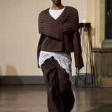 NORA TROUSERS - BROWN