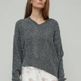 BELLE KNIT SWEATER - GREY