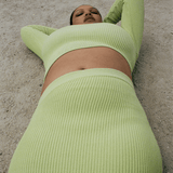CHRYSTIE TOP - LIME