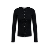 CLAIRE SEAMLESS CARDIGAN - BLACK