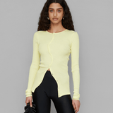 OpéraSPORT, CLAIRE SEAMLESS TOP, Elfin Yellow