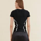 COLETTE TOP - BLACK