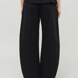 DANIELLA BARREL PANTS - BLACK