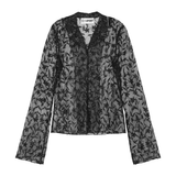 FLORA SHIRT - BLACK
