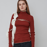 INÈS SEAMLESS TOP - RED
