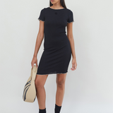 JENNY SEAMLESS DRESS - BLACK