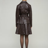 MAFALDA JACKET - BROWN