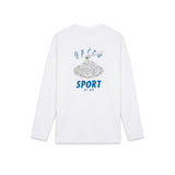 MIO UNISEX LS TEE - WHITE