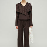 NORA TROUSERS - BROWN