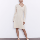 EVELYN DRESS - IVORY