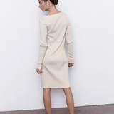 EVELYN DRESS - IVORY