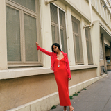 RAQUEL DRESS - RED