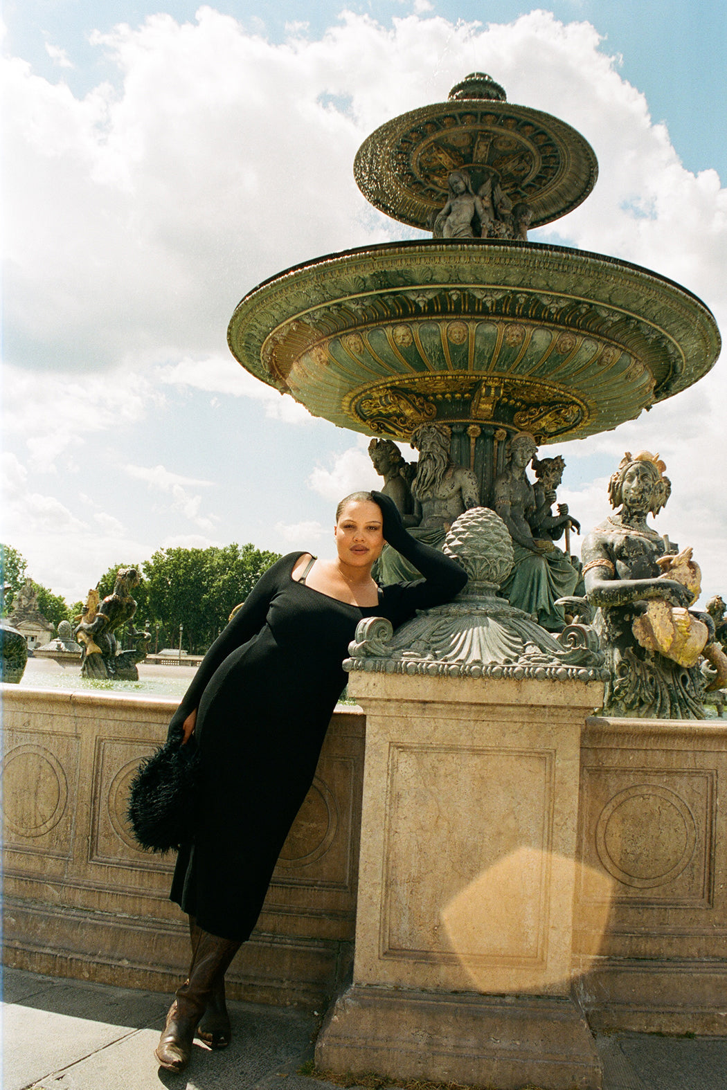ROSARIO DRESS - BLACK