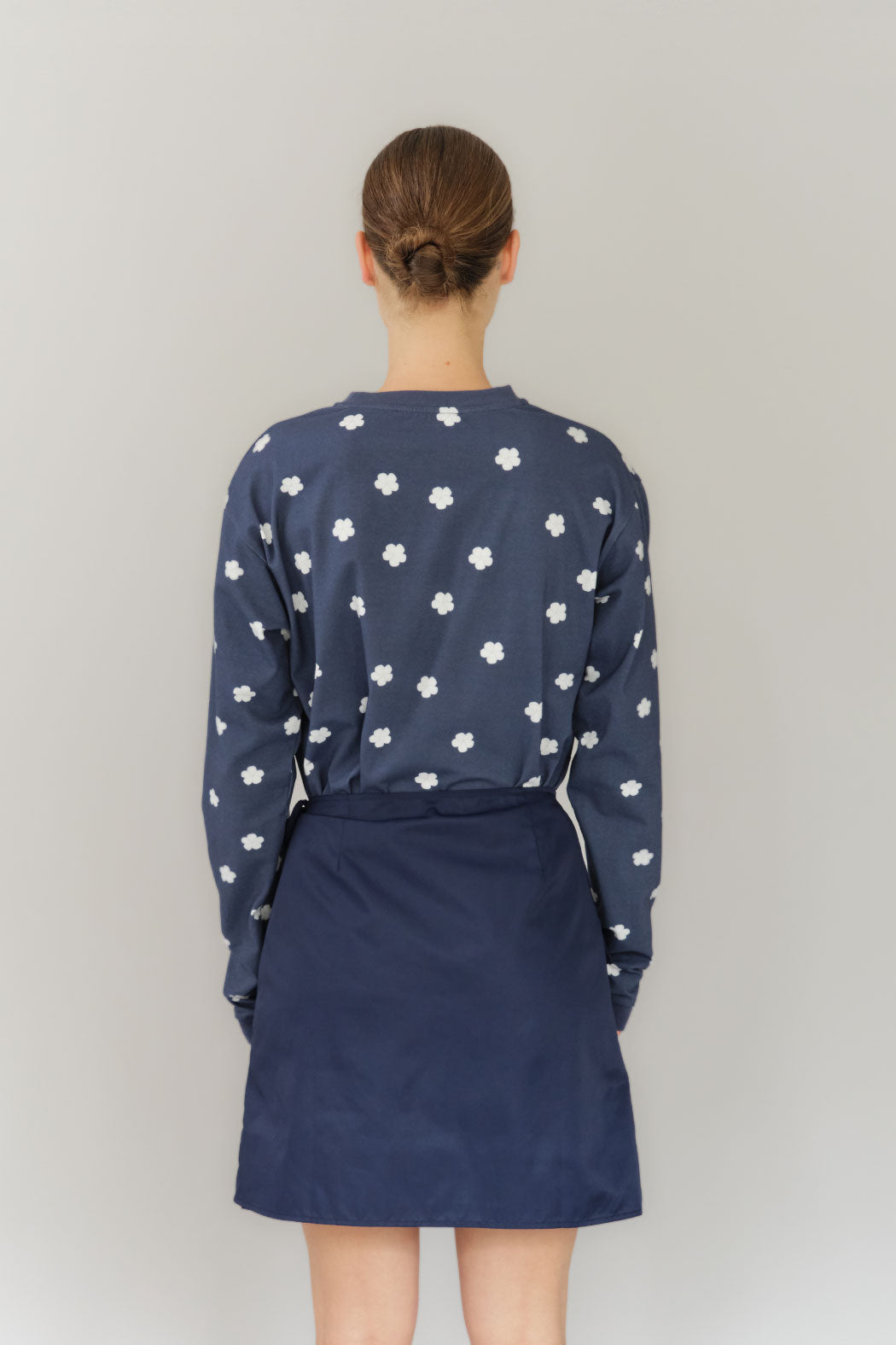 SAM UNISEX LS T-SHIRT - NAVY