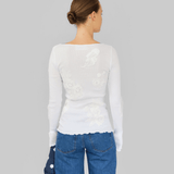 ELVA SEAMLESS TOP - WHITE