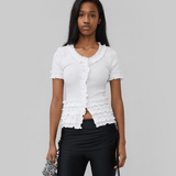 VALENTINA SEAMLESS TOP - WHITE