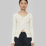 CAROLINE SEAMLESS CARDIGAN - PRISTINE
