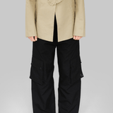 MAUD CARGO PANTS - BLACK