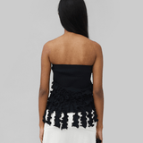 CARA SEAMLESS TOP/SKIRT - BLACK
