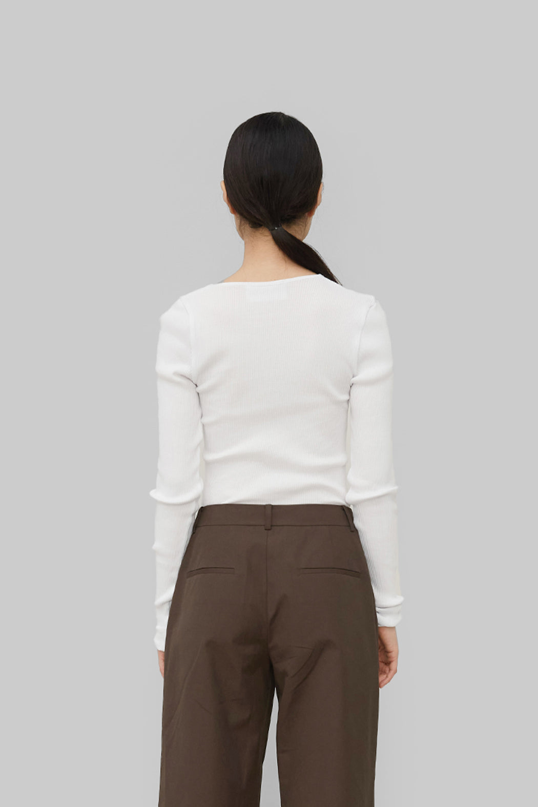 EVE SEAMLESS TOP - WHITE