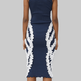ALANA SEAMLESS DRESS - NAVY