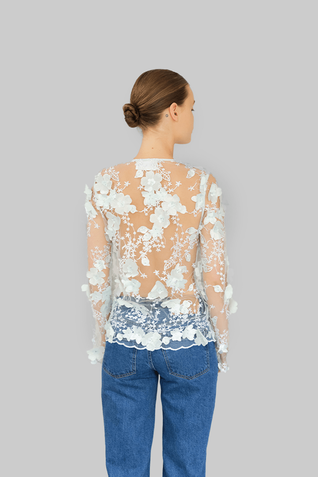 NAYA BLOUSE - BABY BLUE