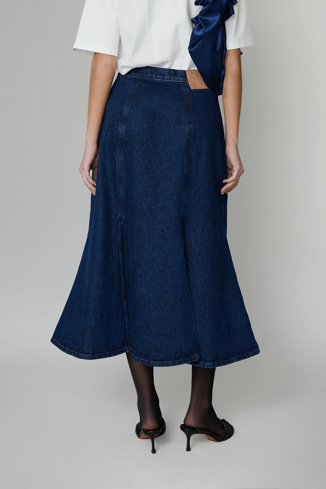 OpéraSPORT -  Victoria Denim Skirt, Medium Blue