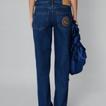 OpéraSPORT -  Rose Straight Denim pants, Medium Blue