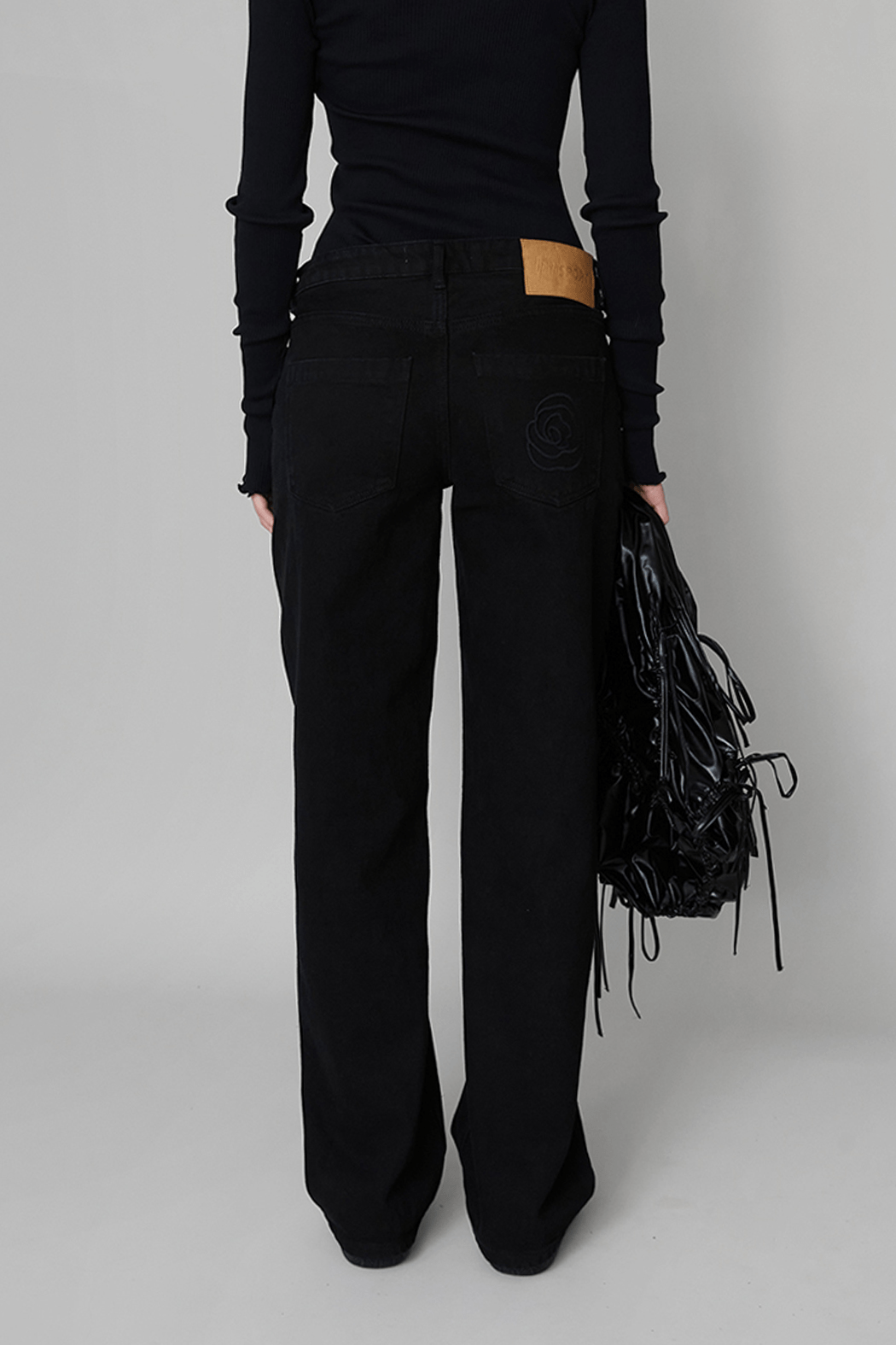 OpéraSPORT - Rose Straight Denim - Black