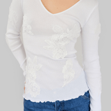ELVA SEAMLESS TOP - WHITE