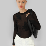 ZIVA TOP - BLACK