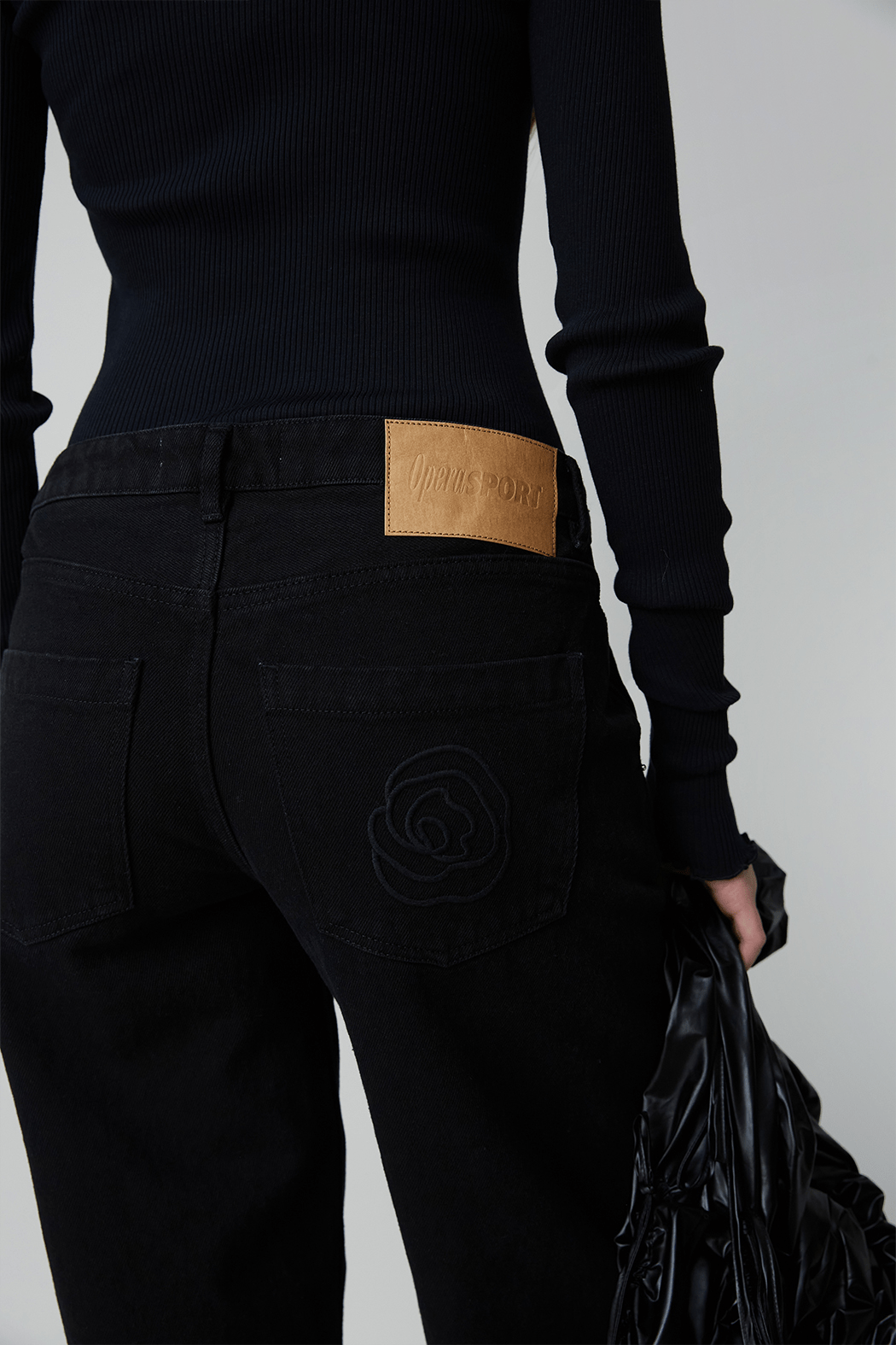 OpéraSPORT - Rose Straight Denim - Black