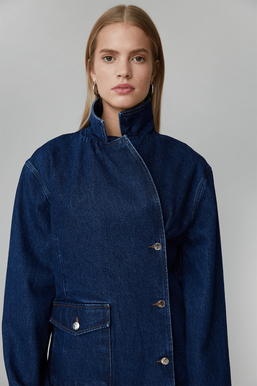 OpéraSPORT - Victoria Denim Blazer, Blue Denim