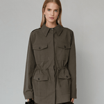 OpéraSPORT -  Maud Cargo Jacket, Dark Olive