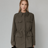 OpéraSPORT -  Maud Cargo Jacket, Dark Olive