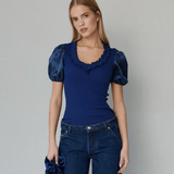 INGRID TOP - BLUE