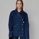 OpéraSPORT - Victoria Denim Blazer, Blue Denim