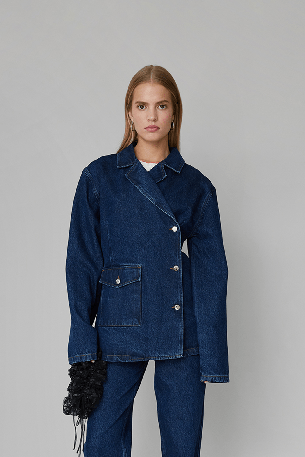 OpéraSPORT - Victoria Denim Blazer, Blue Denim