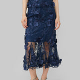 ELENA SKIRT - NAVY