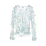 NAYA BLOUSE - BABY BLUE