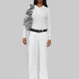 ARIA SEAMLESS TOP - WHITE