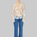 NAYA BLOUSE - BABY BLUE