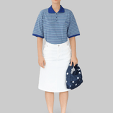 ELLE DENIM SKIRT - WHITE