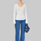 ELVA SEAMLESS TOP - WHITE