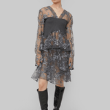 NONA SHORT SKIRT - CORAL SMOKE